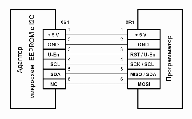 Адаптер для микросхем памяти с I2C